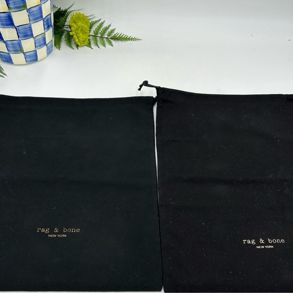 Rag’n’Bone drawstring, dust bags set of two